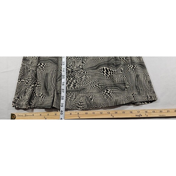 VTG Express Womens Wrap Dress Modal Knit 90s Y2K Fairy Grunge Animal Print Small - Picture 13 of 13